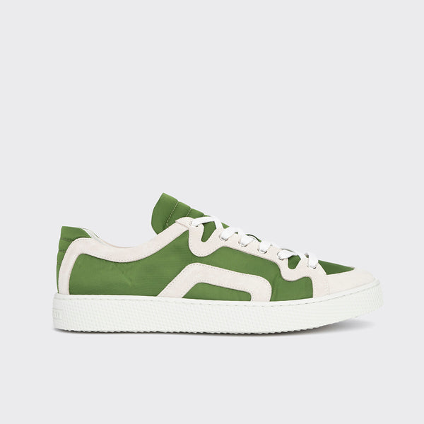 PIERRE HARDY スニーカー メンズ ALPHA sneakers for men in white leather — PIERRE HARDY