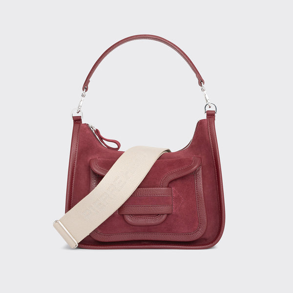 ALPHA DAY bag for women in green suede — PIERRE HARDY